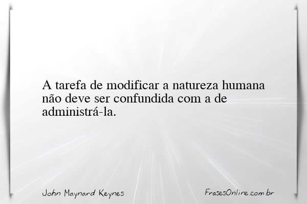 Frase de John Maynard Keynes