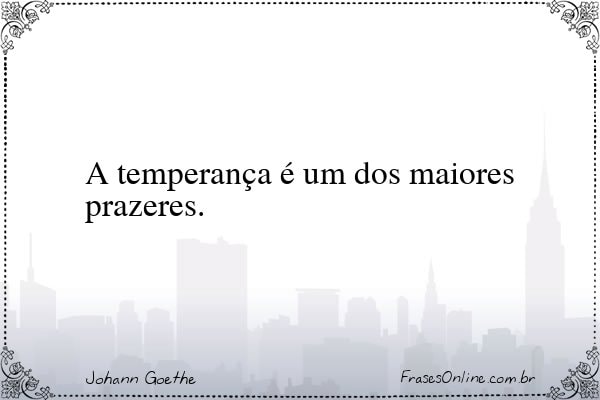Frase de Johann Goethe