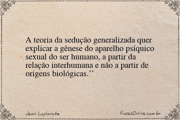 Frase de Jean Laplanche