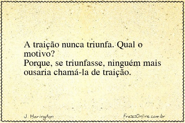 Frase de J. Harington