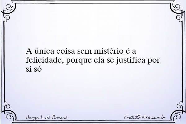 Frase de Jorge Luis Borges