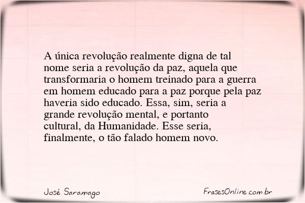 Frase de José Saramago