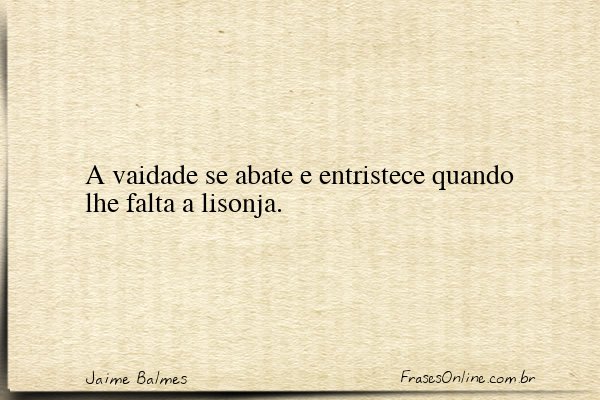 Frase de Jaime Balmes
