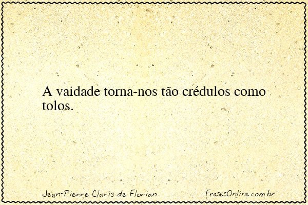 Frase de Jean-Pierre Claris de Florian