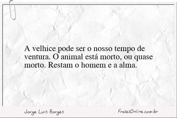 Frase de Jorge Luis Borges