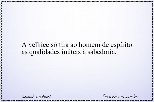 Frase de Joseph Joubert