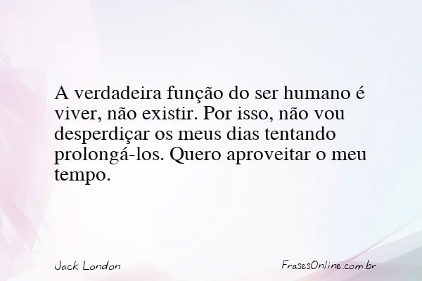 Frase de Jack London