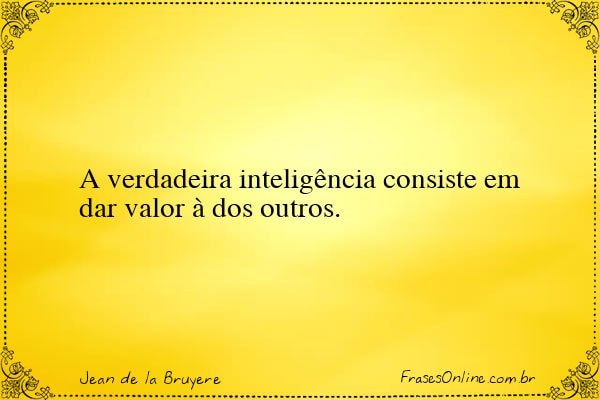 Frase de Jean de la Bruyere