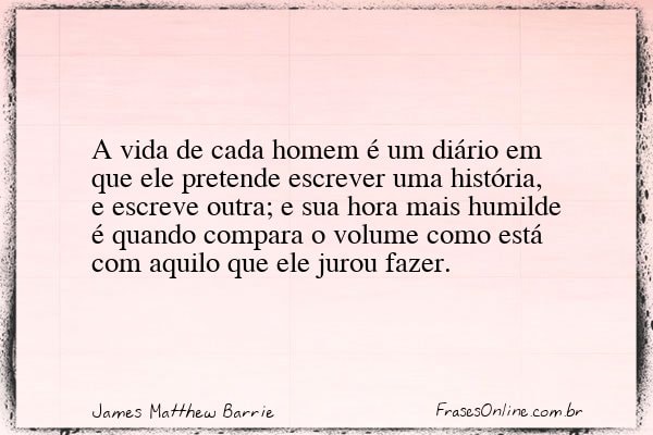 Frase de James Matthew Barrie