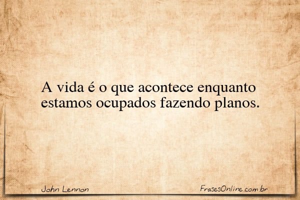 Frase de John Lennon