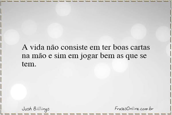 Frase de Josh Billings