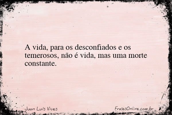 Frase de Juan Luís Vives