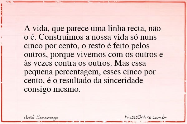 Frase de José Saramago