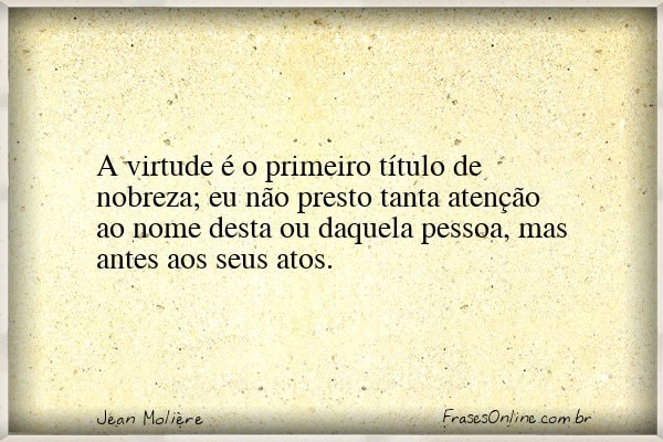 Frase de Jean Molière