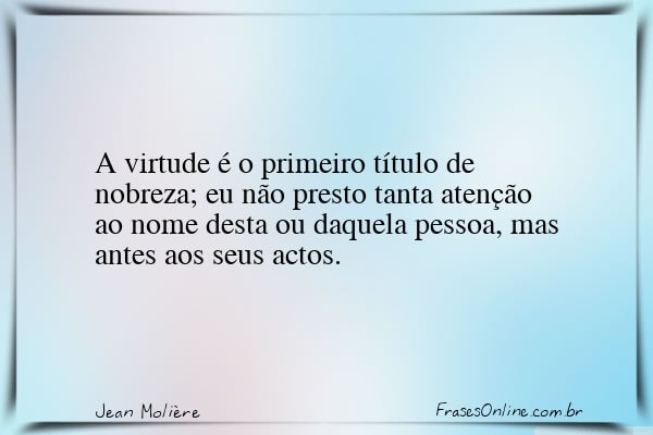 Frase de Jean Molière