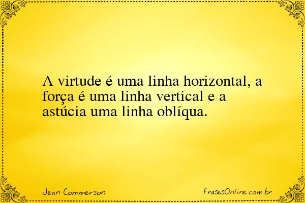 Frase de Jean Commerson
