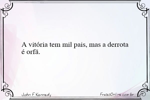 Frase de John F. Kennedy