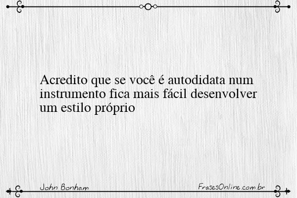 Frase de John Bonham