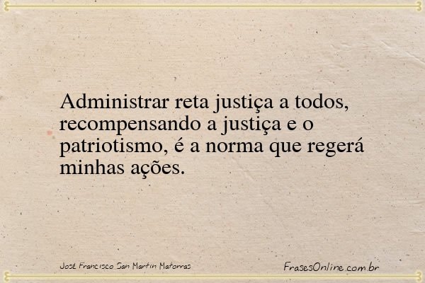 Frase de José Francisco San Martin Matorras