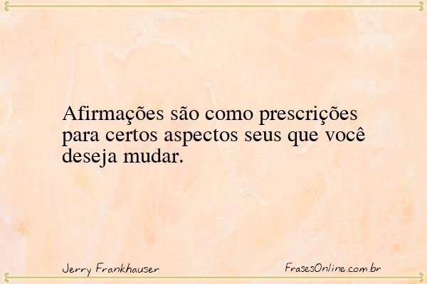 Frase de Jerry Frankhauser