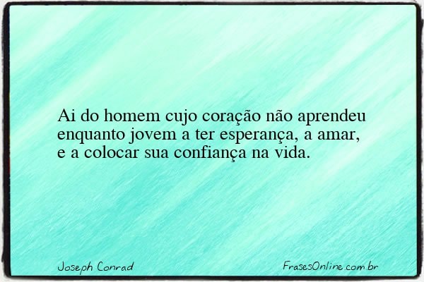 Frase de Joseph Conrad