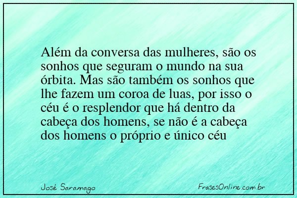 Frase de José Saramago