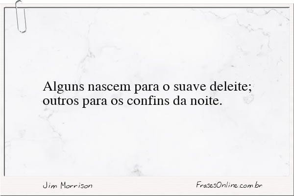 Frase de Jim Morrison