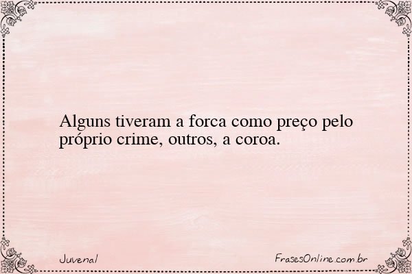 Frase de Juvenal