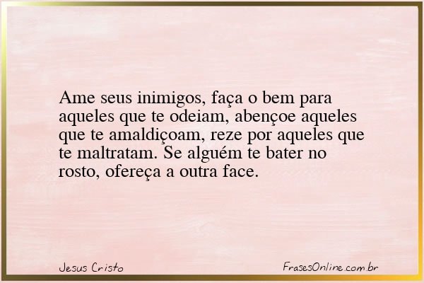 Frase de Jesus Cristo