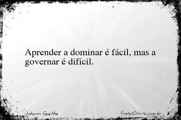 Frase de Johann Goethe