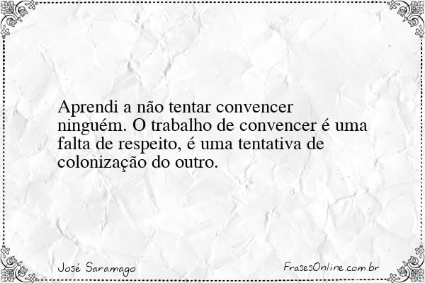 Frase de José Saramago