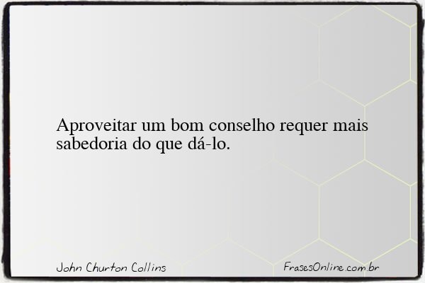 Frase de John Churton Collins