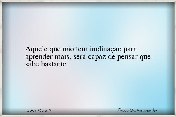 Frase de John Powell