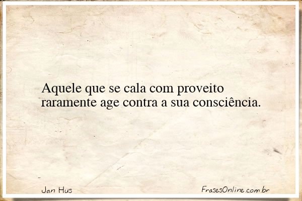 Frase de Jan Hus