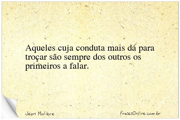 Frase de Jean Molière