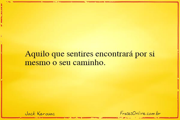 Frase de Jack Kerouac