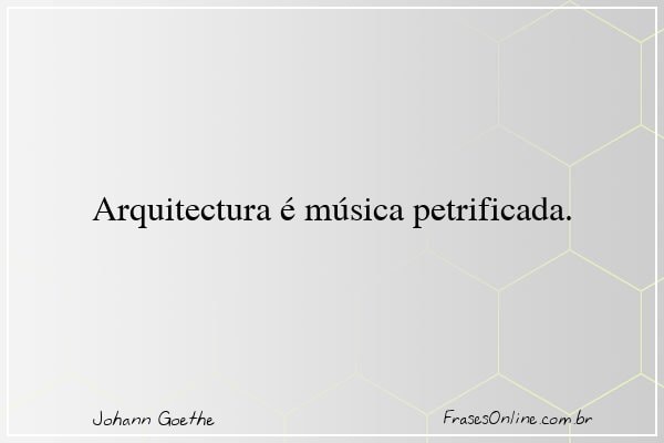 Frase de Johann Goethe