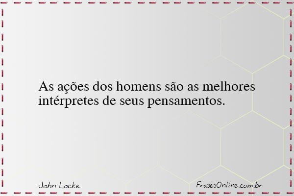 Frase de John Locke