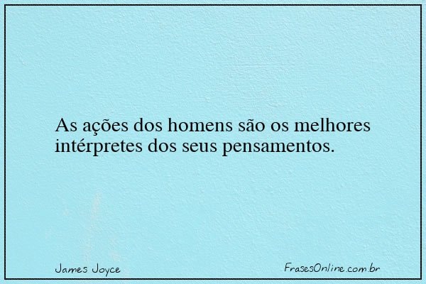 Frase de James Joyce