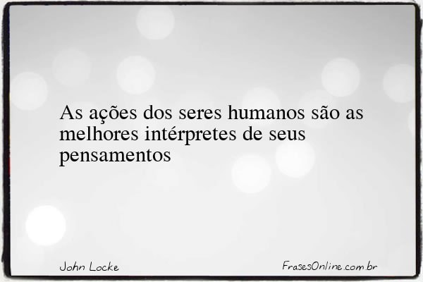 Frase de John Locke