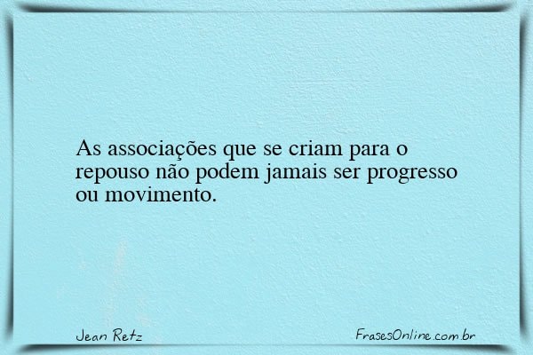 Frase de Jean Retz