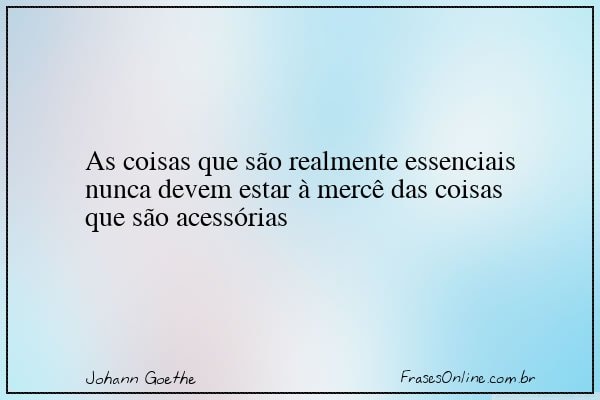 Frase de Johann Goethe
