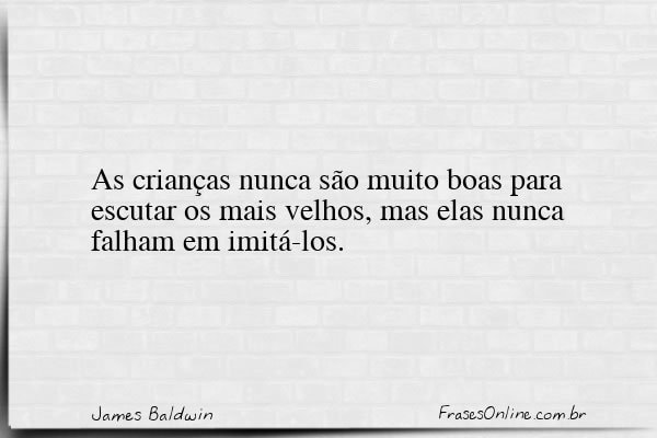 Frase de James Baldwin