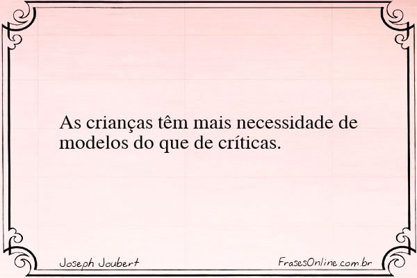 Frase de Joseph Joubert