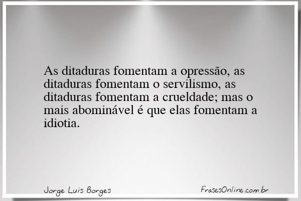 Frase de Jorge Luis Borges