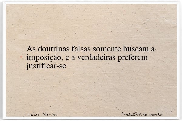 Frase de Julián Marías
