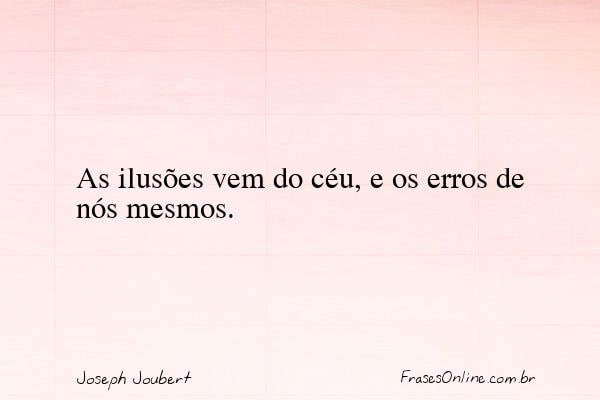 Frase de Joseph Joubert