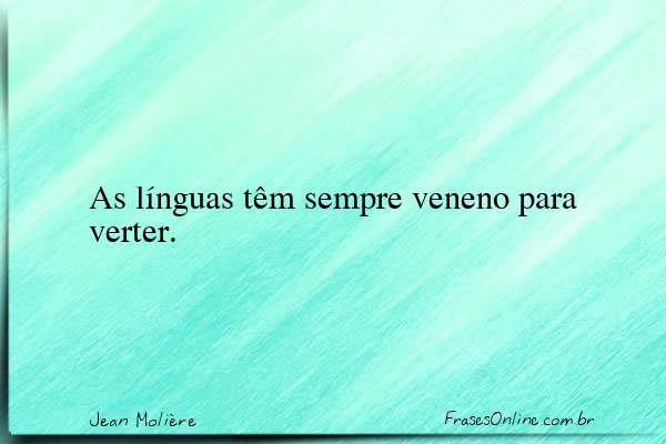 Frase de Jean Molière