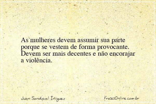 Frase de Juan Sandoval Íñiguez