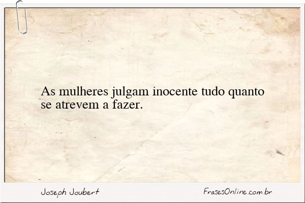 Frase de Joseph Joubert